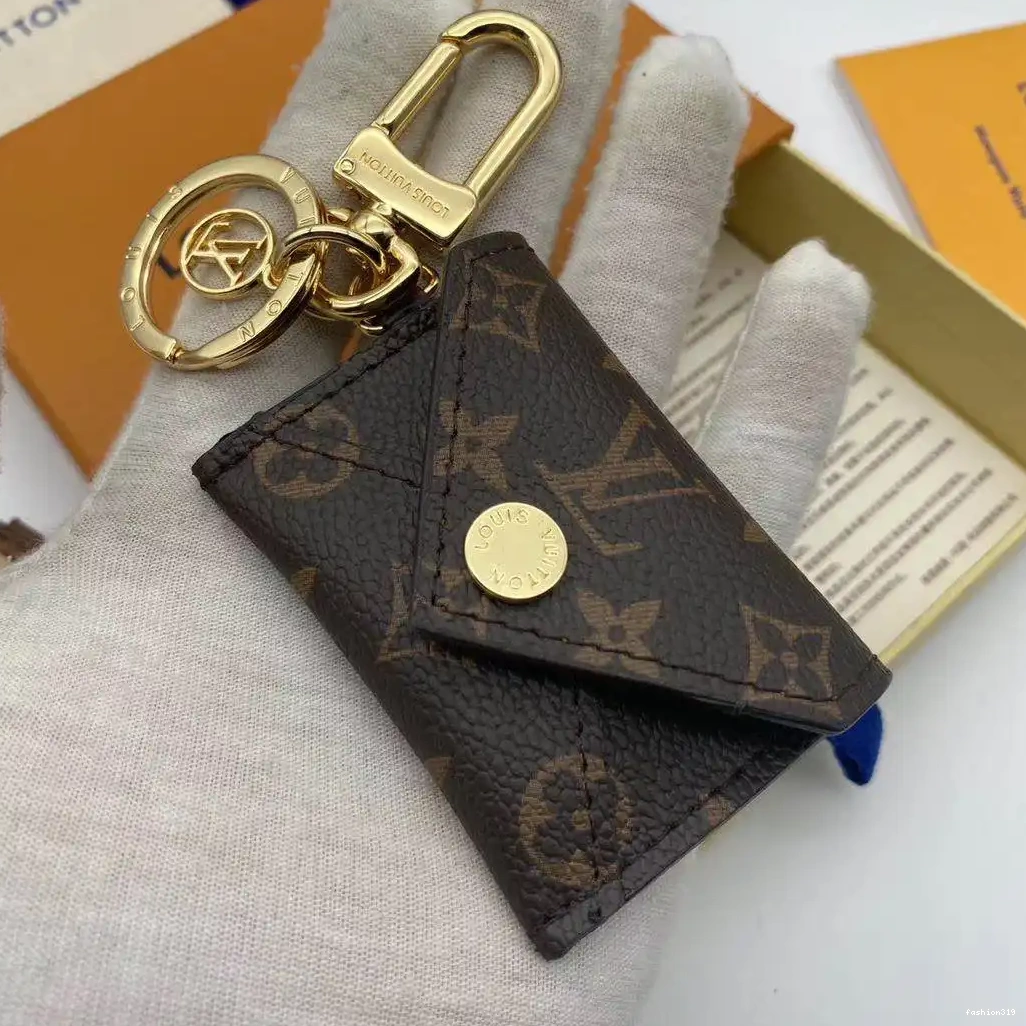 VUITTON AND KEY HOLDER LOUIS KIRIGAMI POUCH BAG CHARM 0412